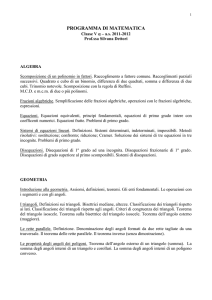 algebra - Liceo Euclide
