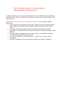 capitolo 7-3: trattamento della bradicardia e tachicardia sintomatica