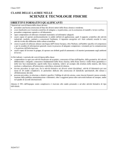 classe delle lauree nelle - Università degli Studi dell`Insubria