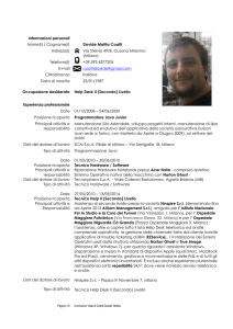 Curriculum Vitae Europass