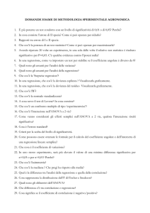 DOMANDE ESAME DI STATISTICA