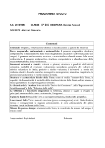 scienze naturali 5BLS Prof. Albizzati Giancarlo