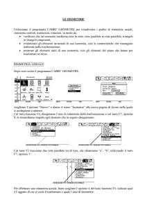 le isometrie - Laboratorio di fisica