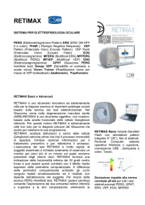 RETIMAX SISTEMA PER ELETTROFISIOLOGIA OCULARE PERG