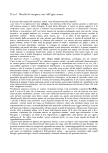 etica generale 1 profili diversi dell`agire umano