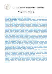 Misure e strumentazione clinica