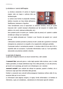 La struttura ei Servizi