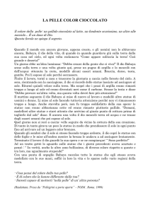 la pelle color cioccolato