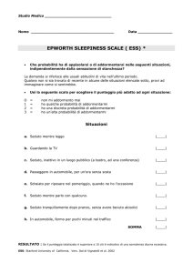 epworth sleepiness scale