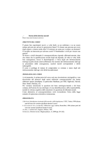 Storia delle dottrine morali