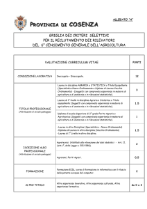 ALLEGATO “A” - Provincia di Cosenza