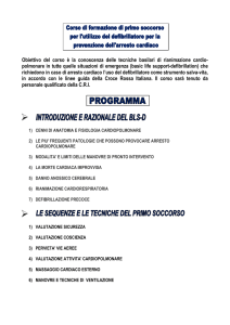 Corso di formazione per l`utilizzo dei defibrillatori per la prevenzione