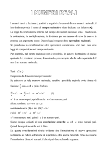 i numeri reali - Digilander