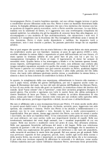 La scomparsa del figlio di Flavia e Guido Formigoni. Il ricordo dei