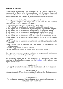 L`Ottica di Euclide - Dipartimento di Matematica