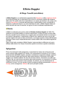 L`effetto Doppler