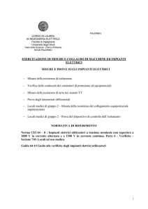 Misure e prove sugli impianti elettrici