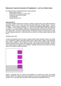 Elaborati per l`esame del Laboratorio di Progettazione 3 – prof