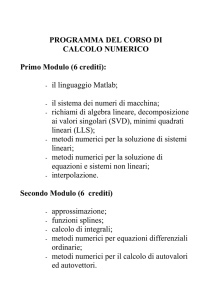 Informazioni sul corso