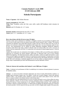 BONOMO Aldo - Osservatorio Astrofisico di Catania