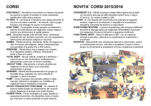 corsi - Palestra Body Shake