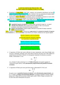 equazione di fisher (o degli scambi)