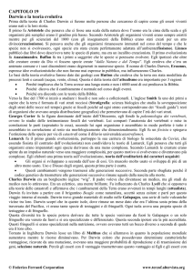 Darwin e la teoria evolutiva