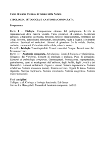 Programma Citologia - Dipartimento di Biologia