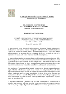 per i paesi anglofoni extraeuropei - Ministero degli Affari Esteri e