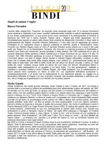 Ospiti di sabato 7 luglio Marco Ferradini L`autore della celeberrima