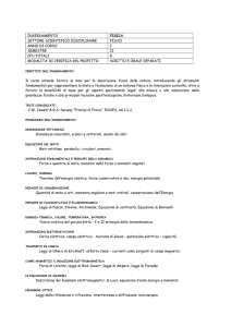 fisica - Corso di Laurea in Biologia