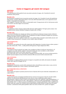 Come leggere gli esami del sangue