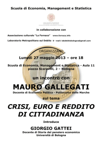 La Scuola di Economia, Management e Statistica