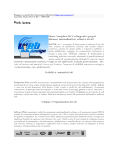 Web Aerea : Marcocreazioni Informatica : https://marcocreazioni.it