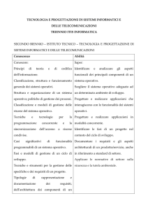 tecnologie e progettazione sistemi triennio