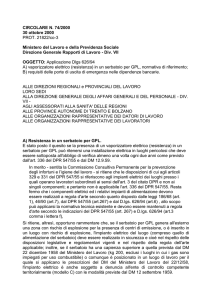 Circolare n. 74/2000 del 30/10/2000