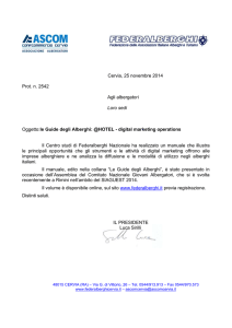 Oggetto:le Guide degli Alberghi: @HOTEL