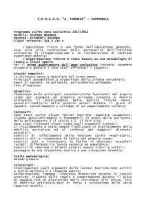 Programmazione didattica Anno Scolastico 2005/06