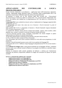 Applicazione dei controllori a logica programmabile
