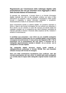 Radiologia Digitale - Società italiana di Endodonzia