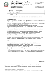 lavoro estivo per gli studenti con debito formativo