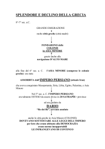 SPLENDORE E DECLINO DELLA GRECIA