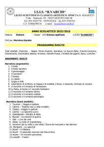 I.S.I.S. “B.VARCHI” LICEO SCIENTIFICO-CLASSICO