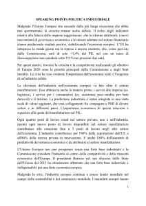 Riassunto della comunicazione della Commissione Ue