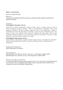 Fisica A per la Laurea in Ingegneria Informatica ed Elettronica