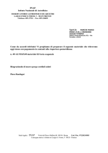marchi-fax - Osservatorio Astrofisico di Arcetri
