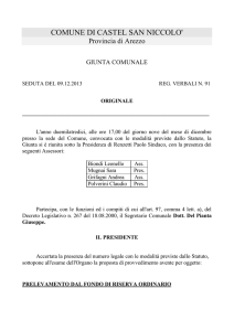 delibera - Comune di Castel San Niccolò