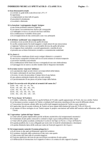 DOMANDE RELATIVE ALLA CLASSE DI ABILITAZIONE 31/A