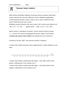 Numeri interi relativi - matematica.ch