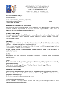 Fisica Medica - Uniba Brindisi
